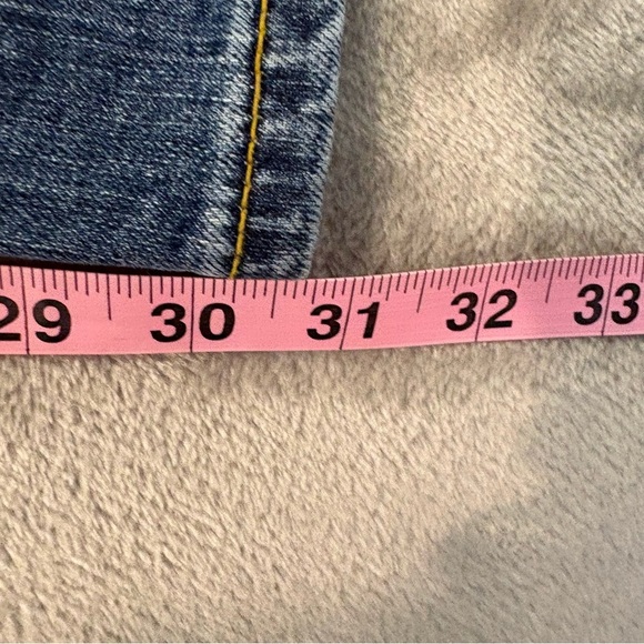 VS Victoria Secret Low Rise 5 Denim Blue Jeans Wmn’s Sz 6 - Picture 4 of 10